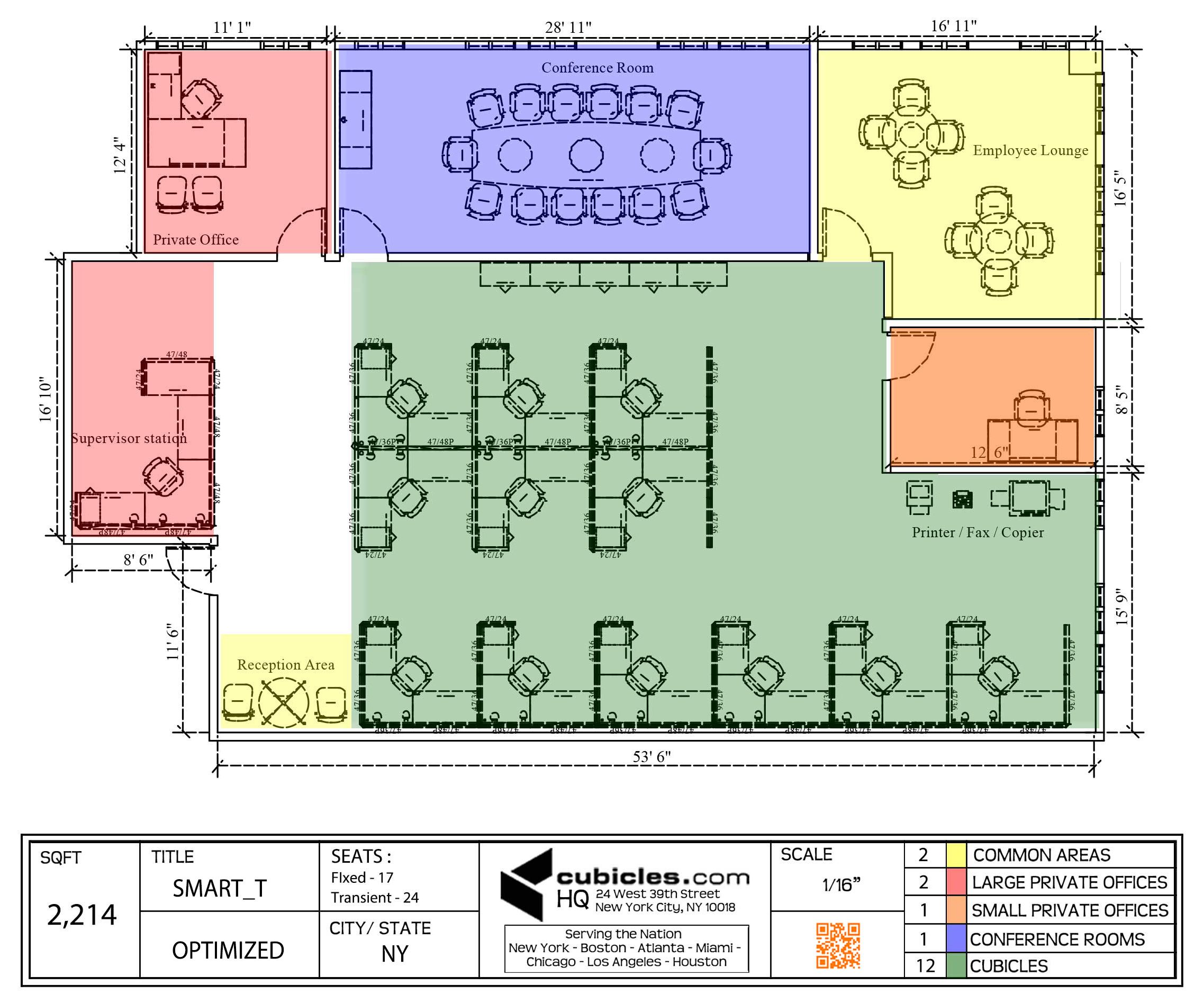 office map layout