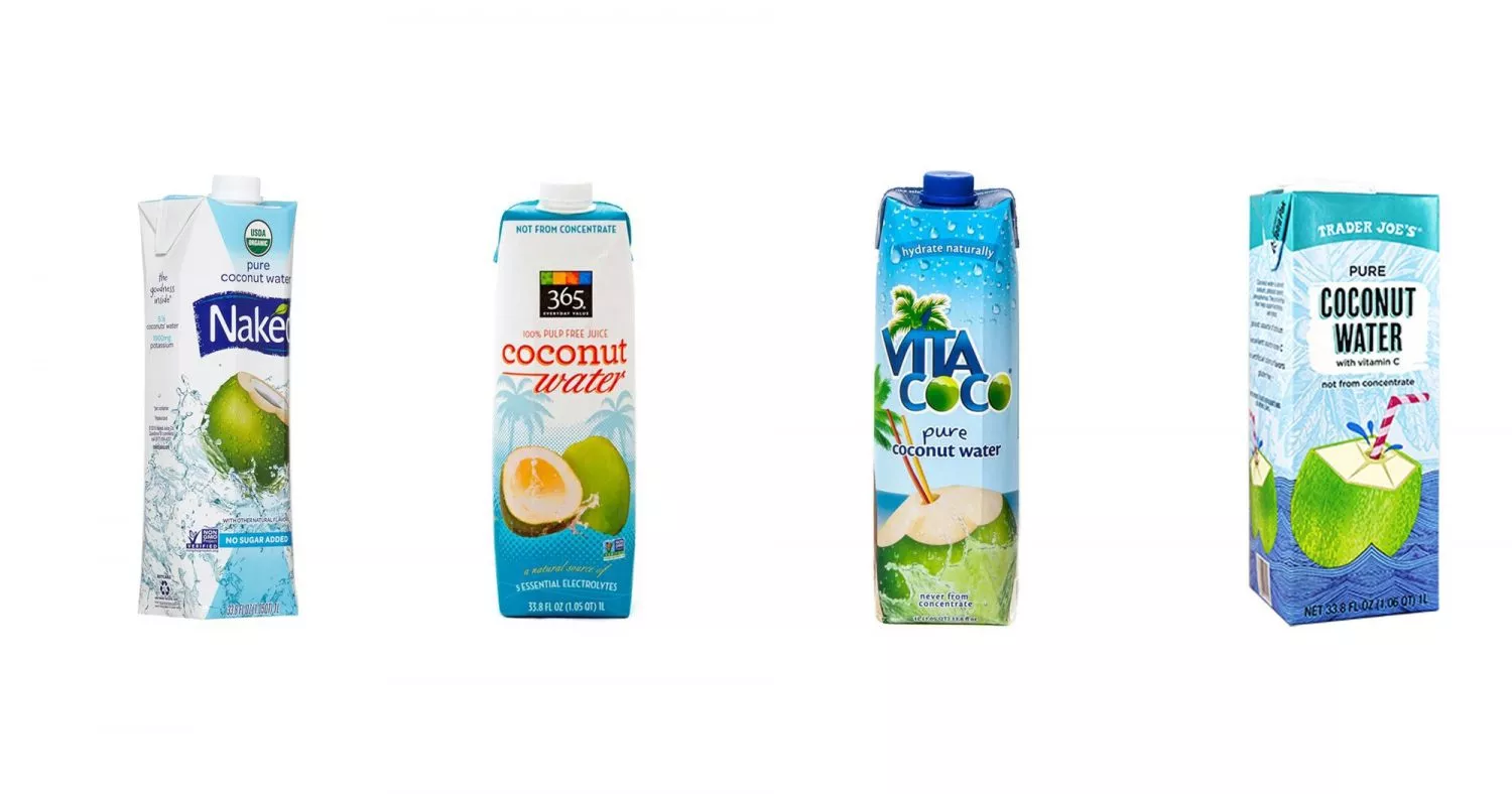 coconut water has low sugar
