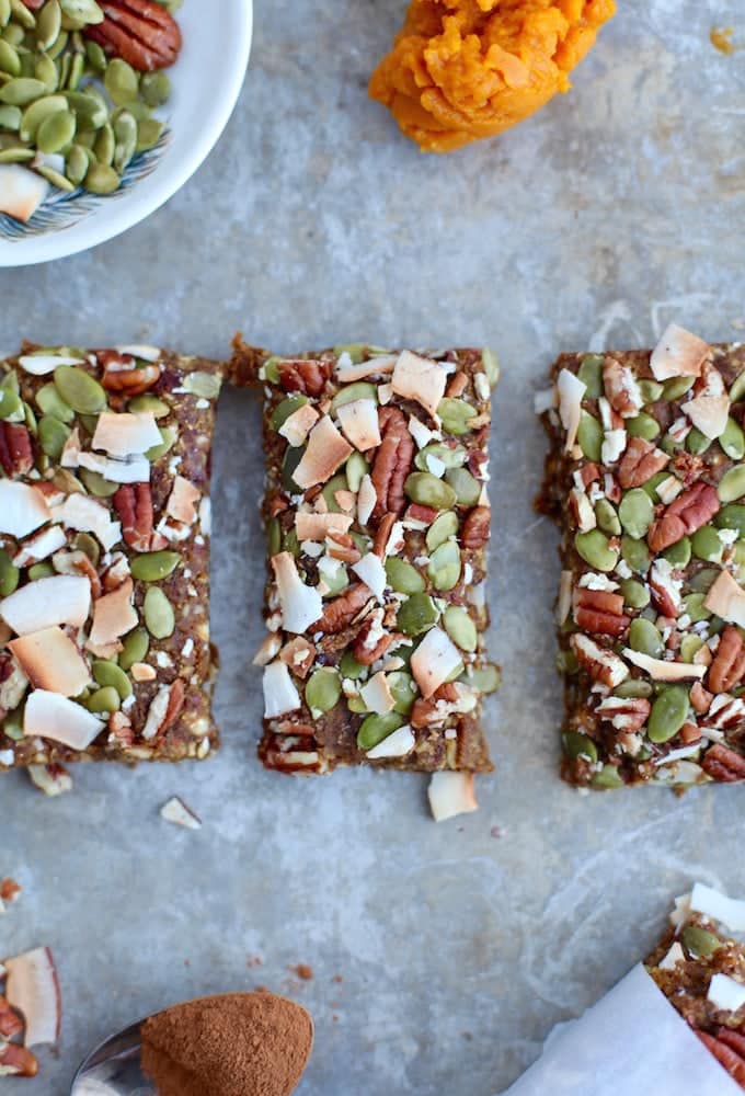 Pumpkin Pie Energy Bars