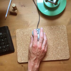 Cork mouse pad