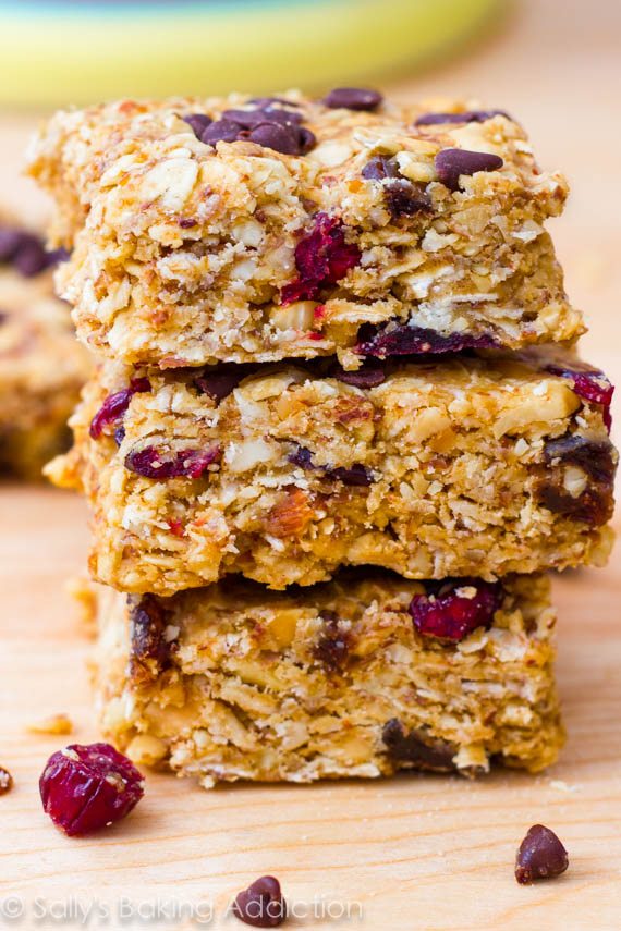 Peanut Butter Trail Mix Bars