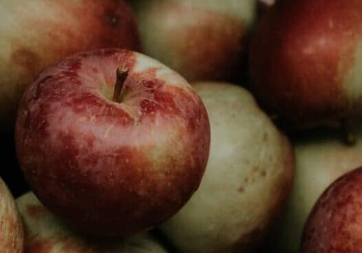 Close-up of an apple
