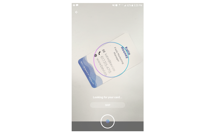 business card scanner